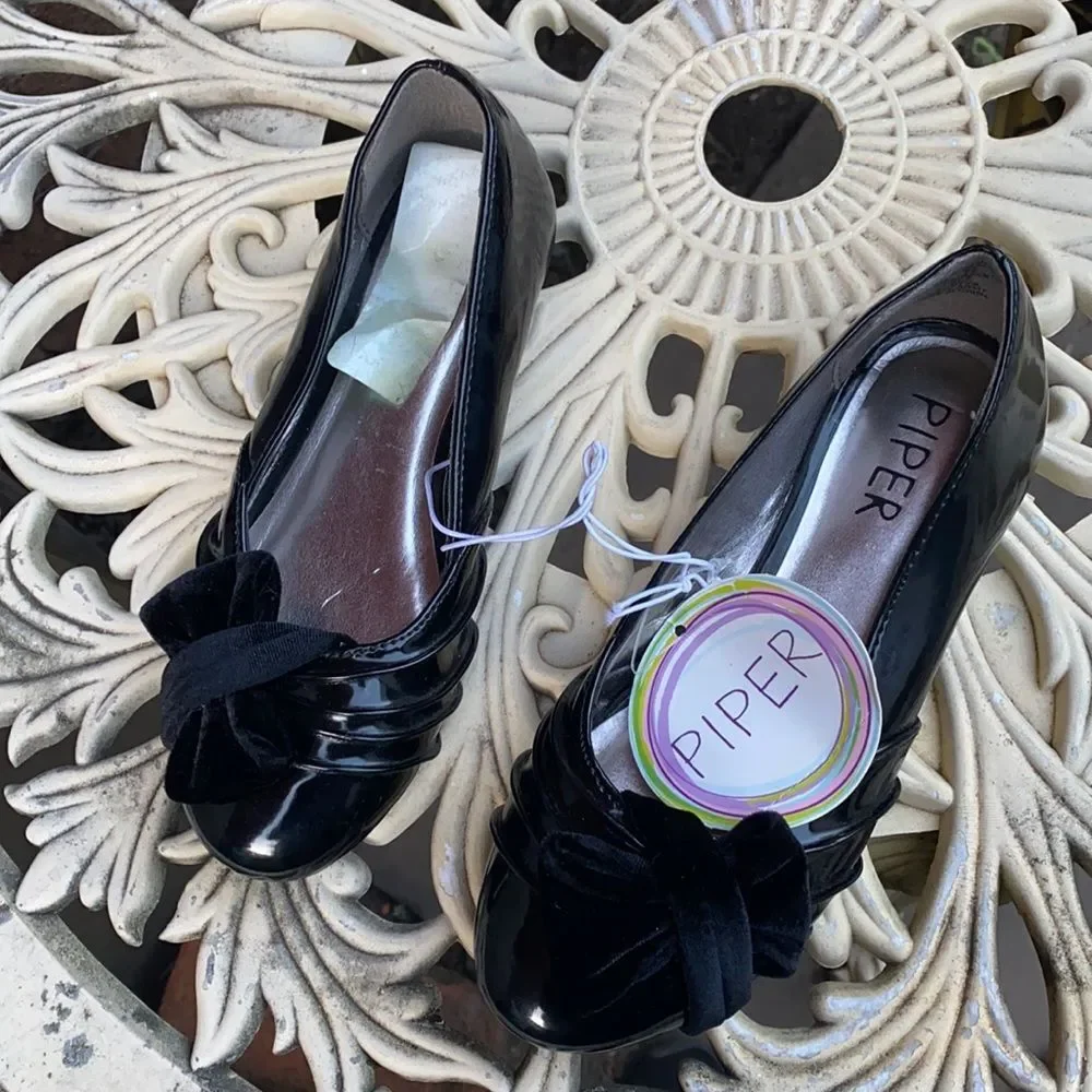 Piper black shoes sz. 1